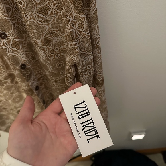 12th Tribe Button Down Shirt - Picture 2 of 5